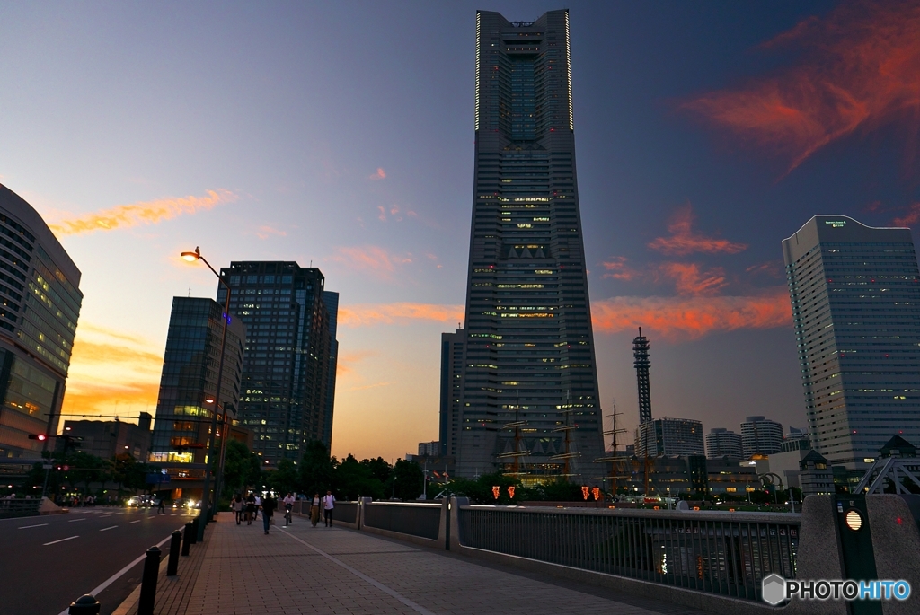 横浜夕景