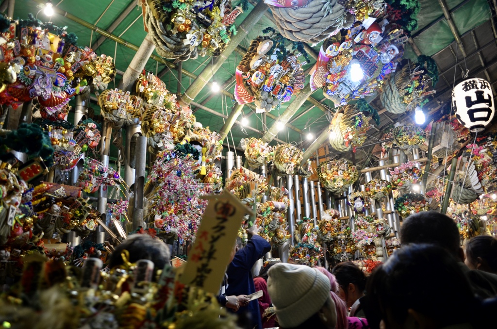 横浜橋の酉の市