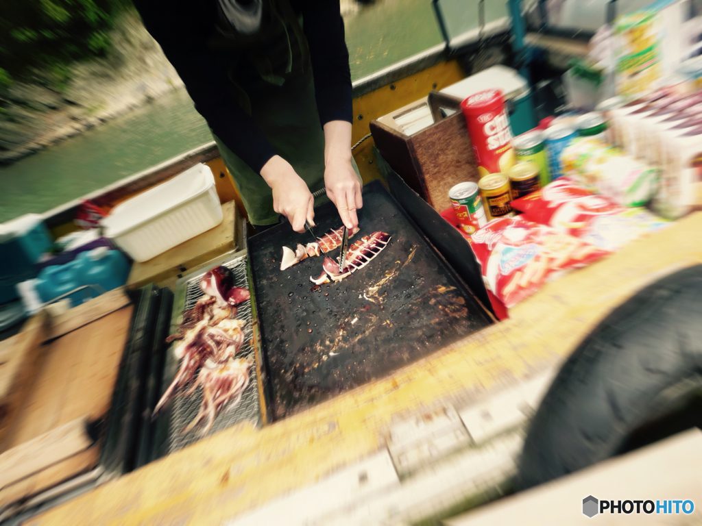 おねーさんのイカ焼き