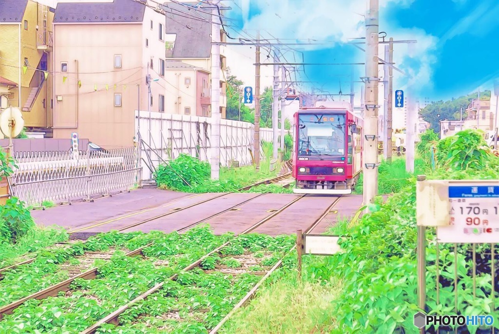 都電のある風景