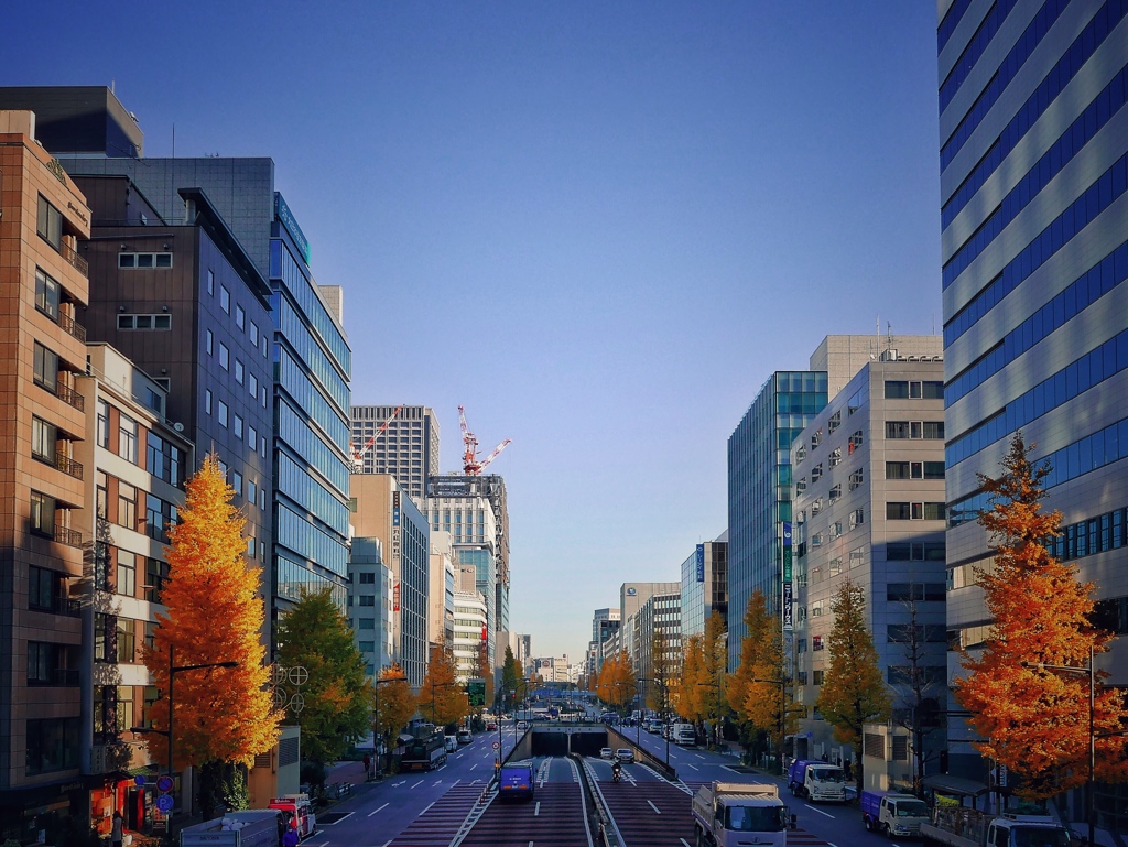 朝の通勤ラッシュを抜けて