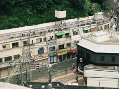 弘明寺駅前の風景