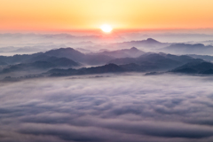 九十九谷の大雲海