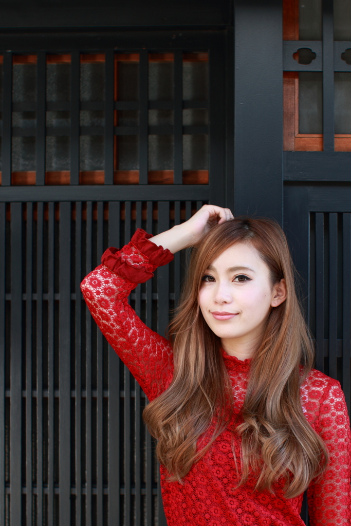 black & red