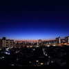 西の空