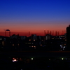 西の空