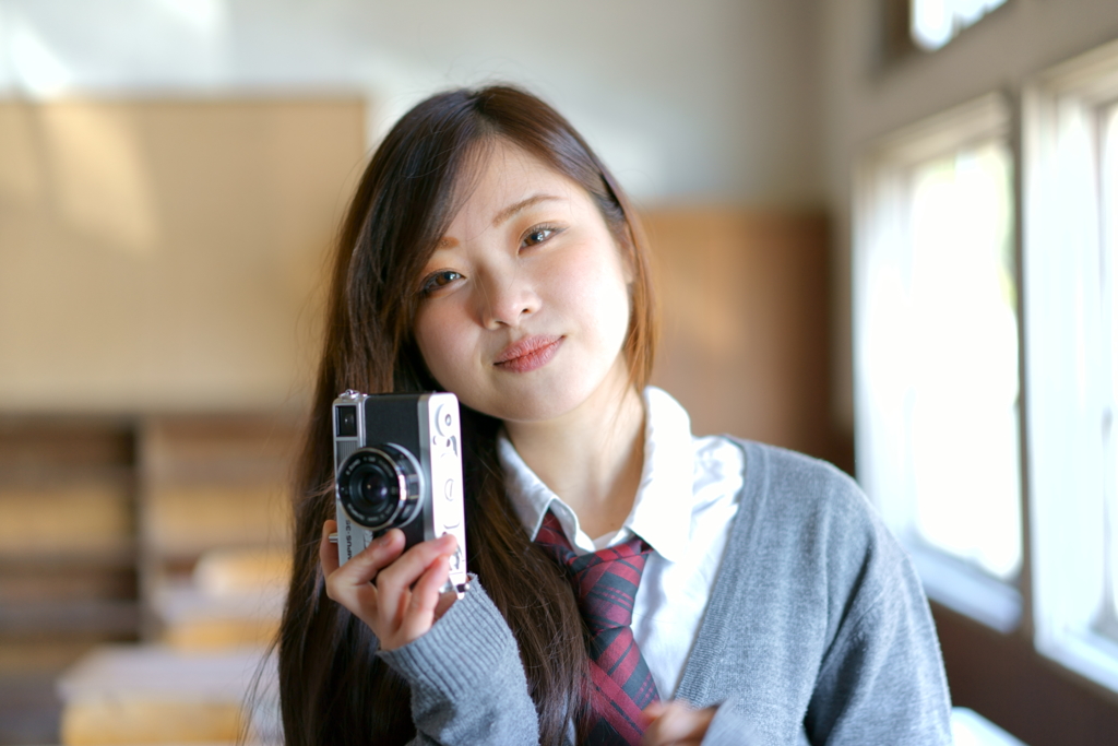カメラ女子