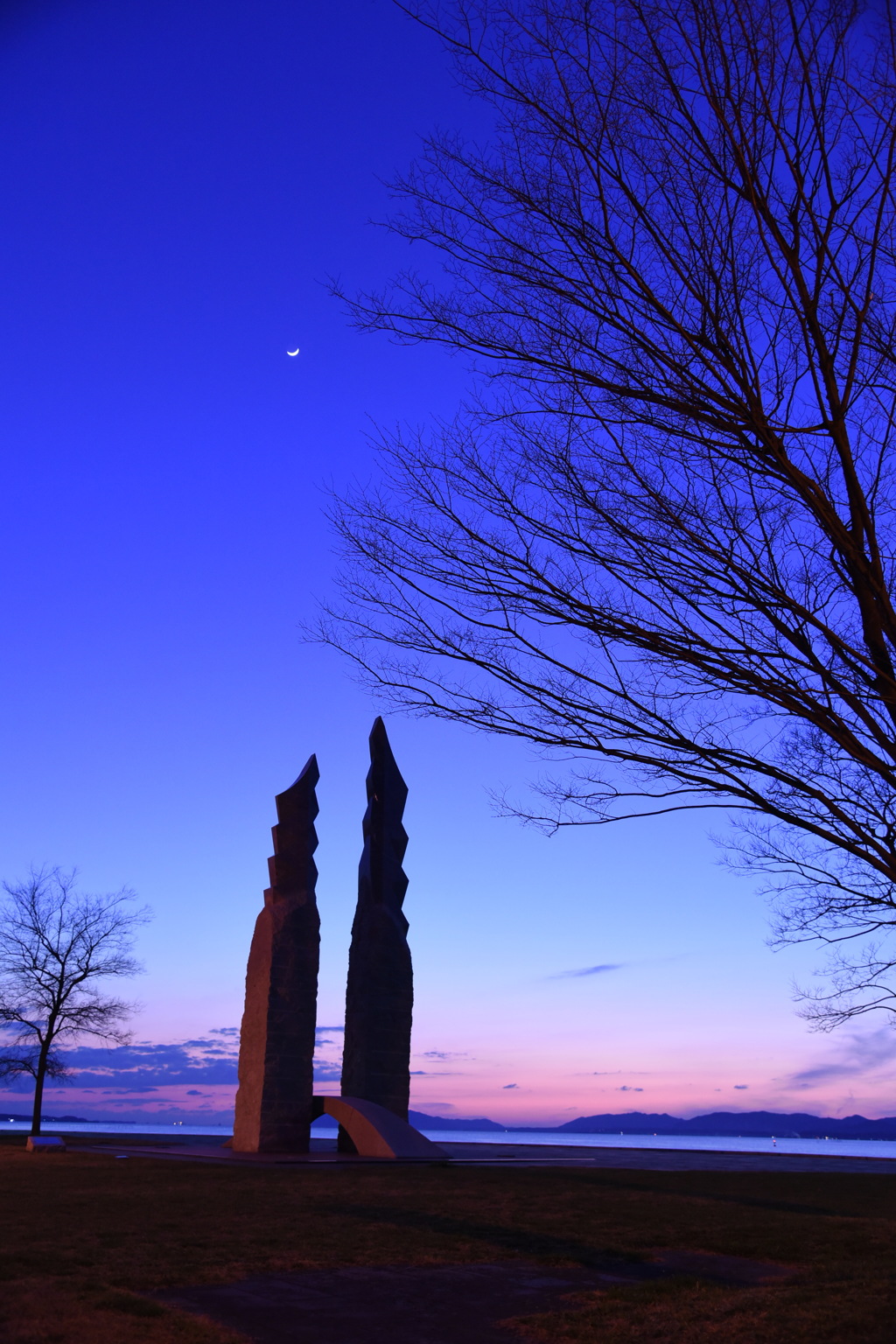 宍道湖の夕日
