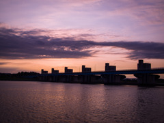 Myoken weir control Bridge.