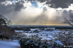空と雪と雲と。