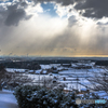 空と雪と雲と。