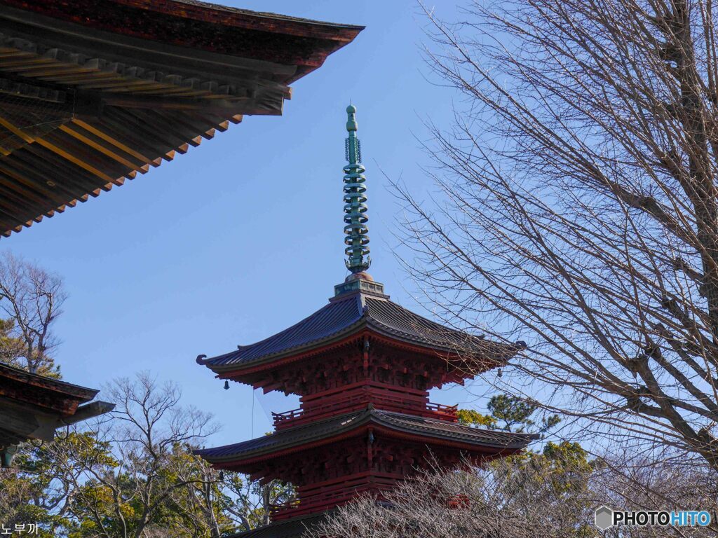 重文 中山法華経寺 五重塔-3【蔵出-2015】