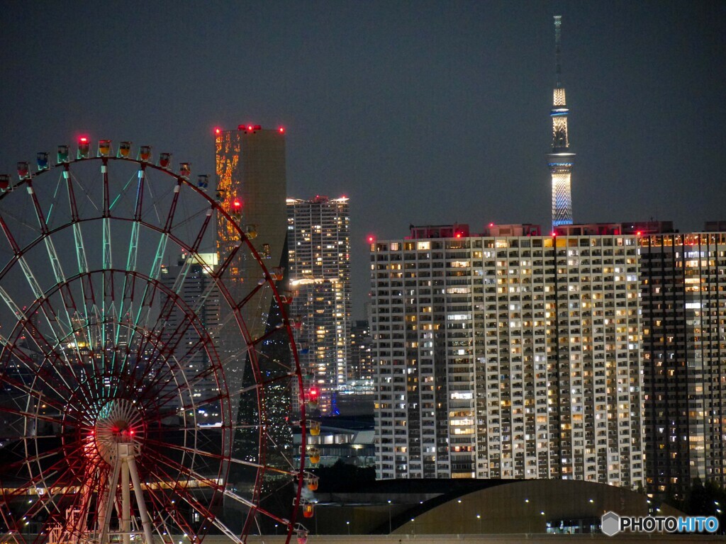 たまには気分を変えて夜景でも