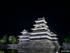 松本城の夜景_1