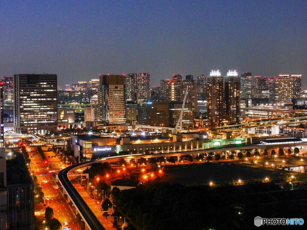 たまには気分を変えて夜景でも
