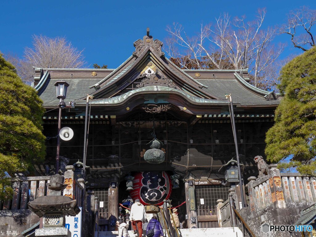 重文 新勝寺 仁王門【蔵出-2015】