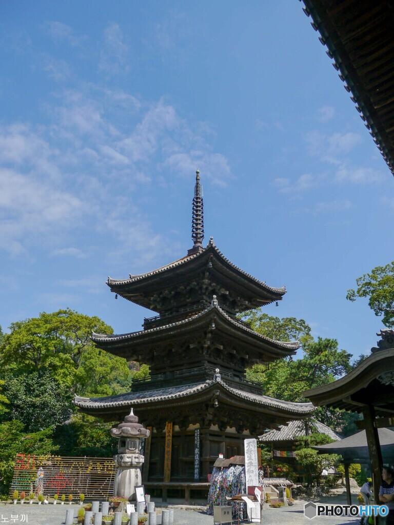 重文 石手寺 三重塔【蔵出-2013】