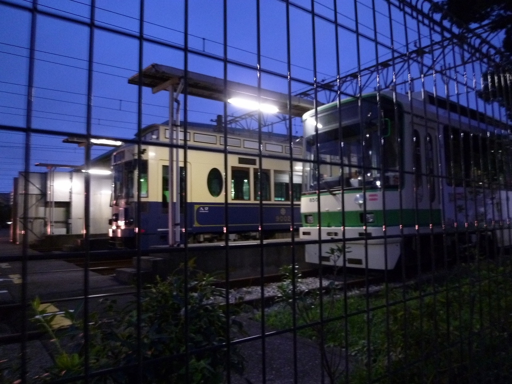 都電荒川線　荒川車庫にて