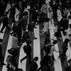 人の波