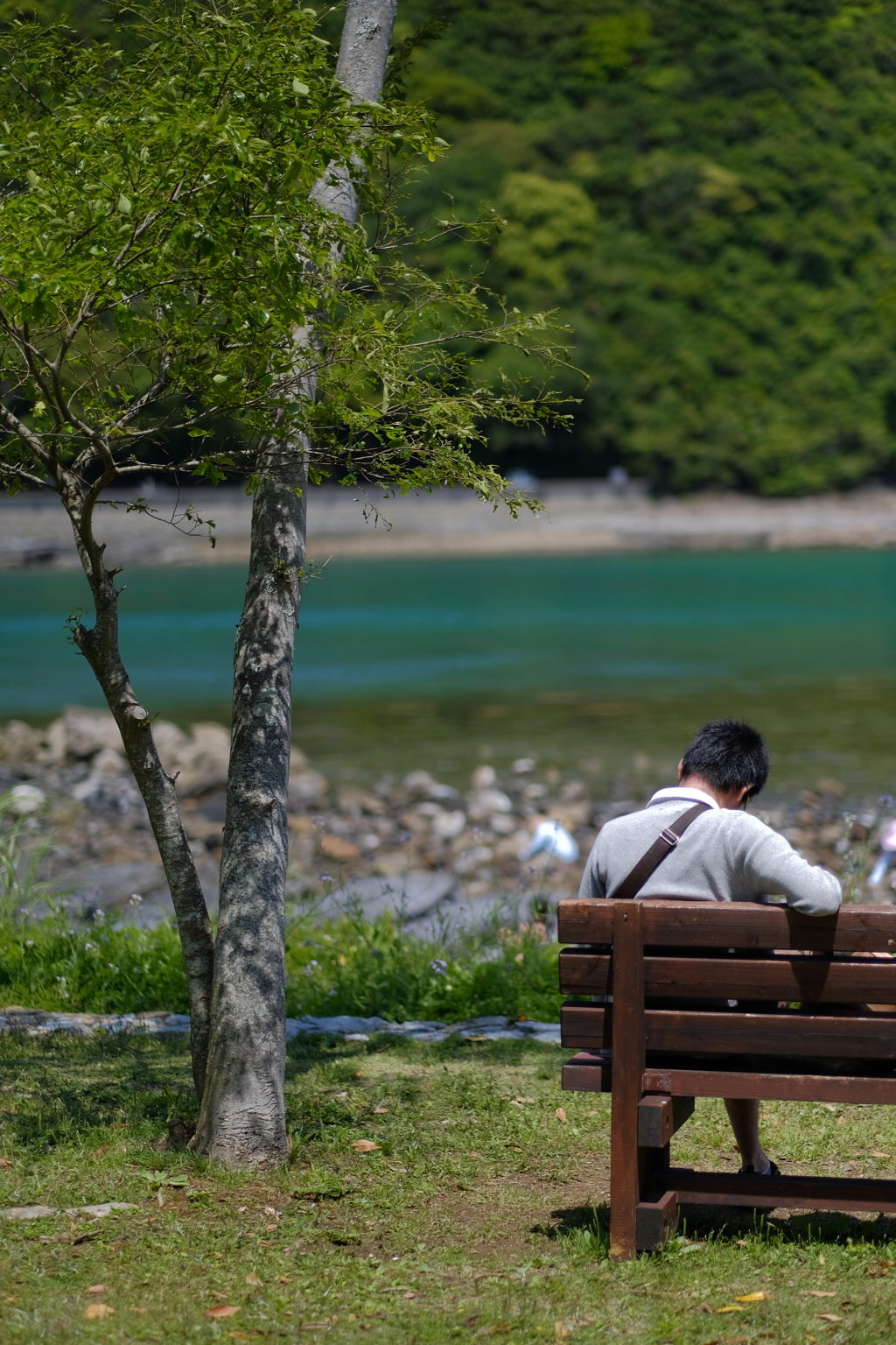 青い海と静かな時間