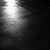 雨で濡れたメッセージ