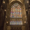 ケルン大聖堂 エントランス上部のステンドグラス
