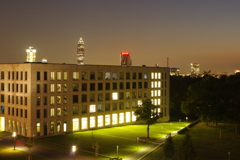 ゲーテ大学の展望スペースからの夜景