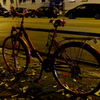 紅葉した自転車
