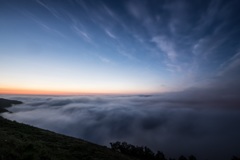 ボッパルドの雲海と朝焼け
