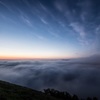 ボッパルドの雲海と朝焼け