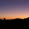 澄んだ紫の空