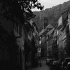 陽の当たる路地