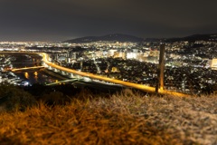 故郷 池田の夜空