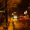雪の通勤路