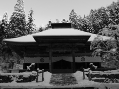 黒石寺　雪景