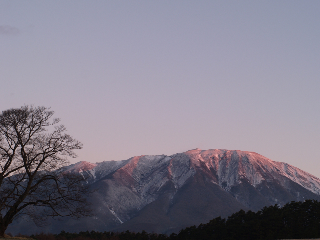 今朝の岩手山