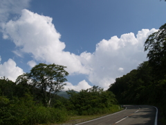 夏空①_日差しと雲