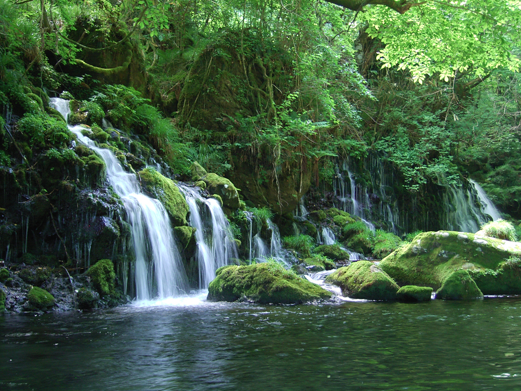 鳥海山麓_元滝伏流水①