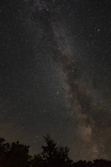 八甲田連峰の星空