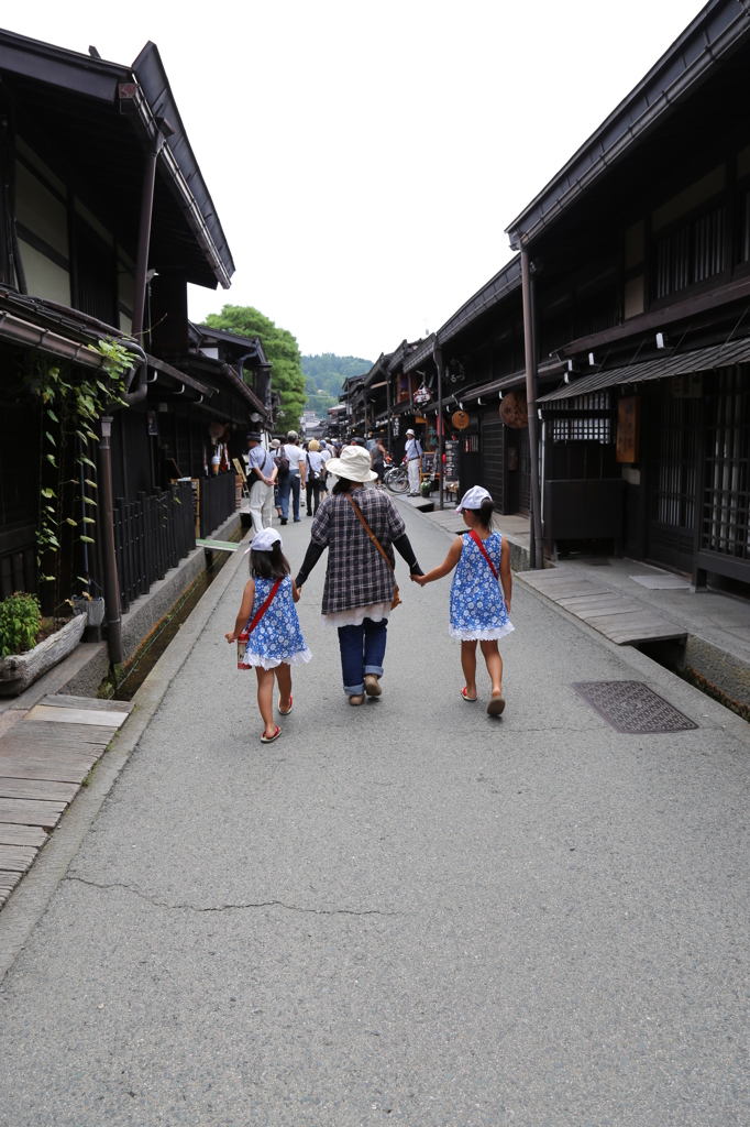 高山を歩く