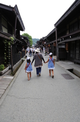 高山を歩く