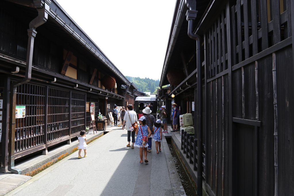 高山を歩く