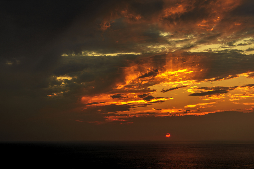 あの日島で見た夕焼け