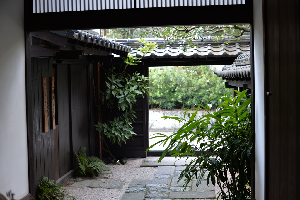 門の内、外　秋月 武家屋敷
