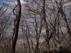 山のふもとは大住宅街