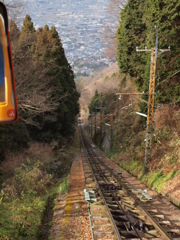 ケーブルカーに乗っていこう ♪