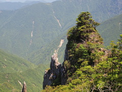 釈迦ヶ岳－孔雀岳　巨岩・奇岩