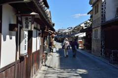 白壁の町