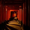 夜の千本鳥居　２