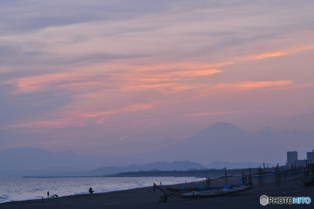 辻堂海岸 夕焼け